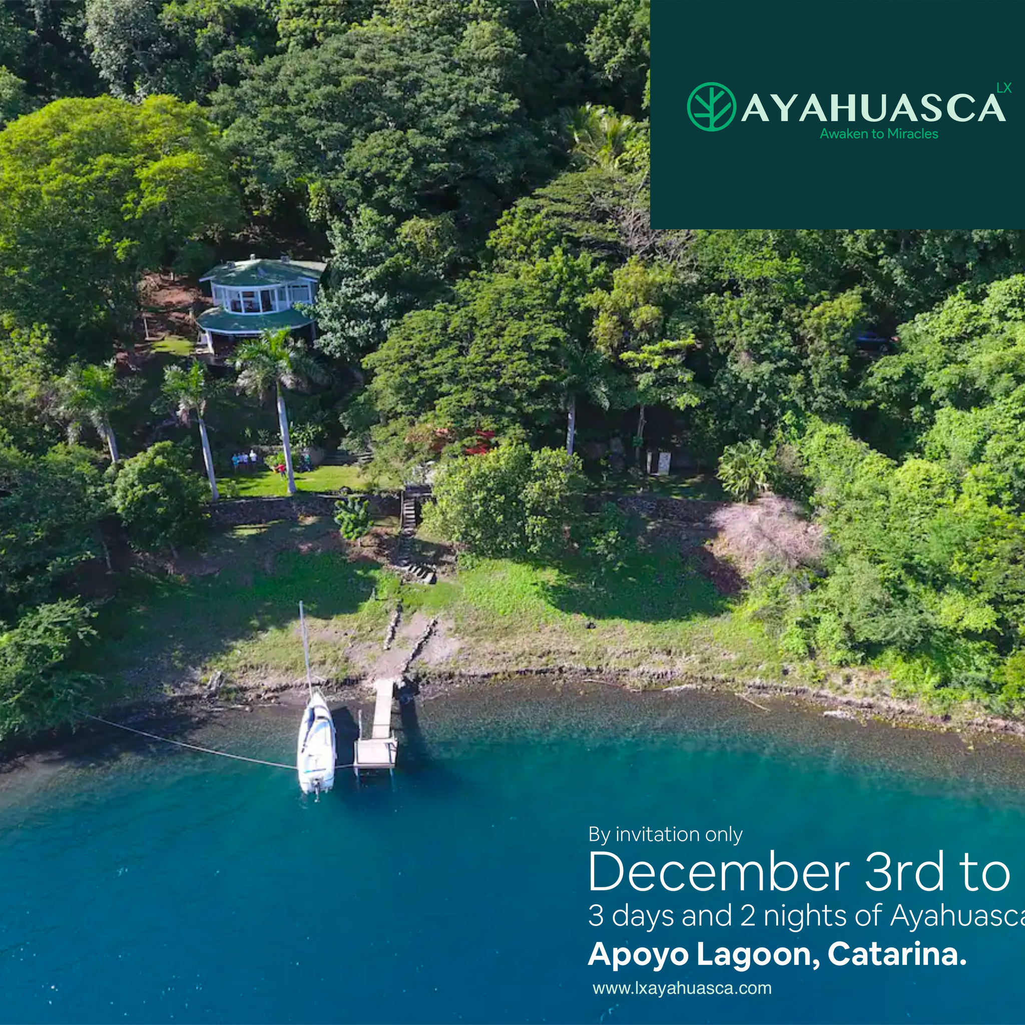 LX Jungle Oasis Retreat: Immersive Healing in the Tropical Rainforest, Laguna de Apoyo