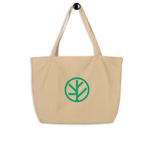 Large organic tote bag